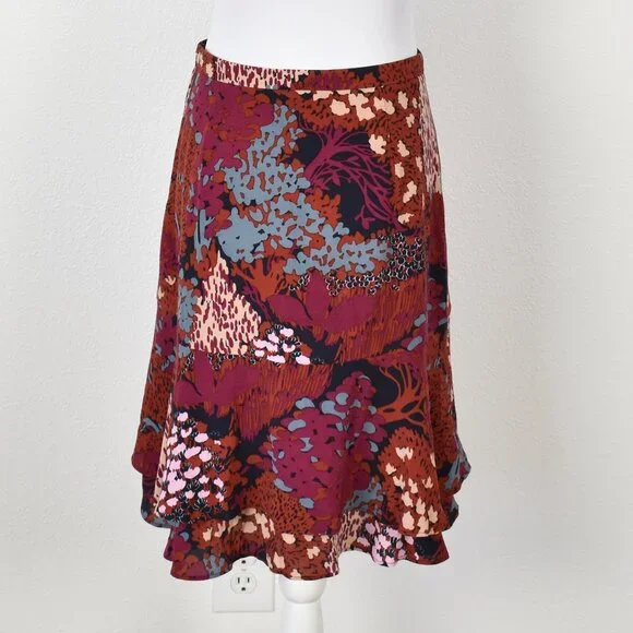 Boden Multi-Color Tiered Skirt - 4 - Picture 5 of 7